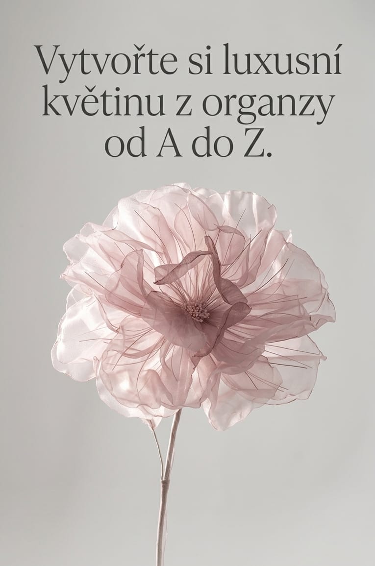 Vytvoř si luxusní květinu od A do Z – online kurz