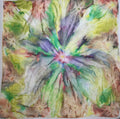 Silk Galaxy / Hedvábná galaxie · Hedvábný šátek 90 × 90